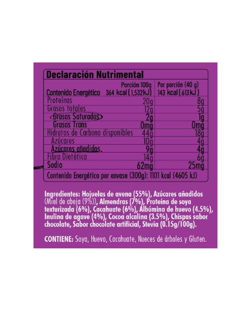 Granola Proteica Chocolate 300g