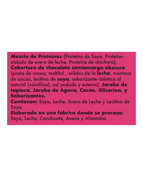 Barra Proteica Dark Chocolate - Caja 12 unidades